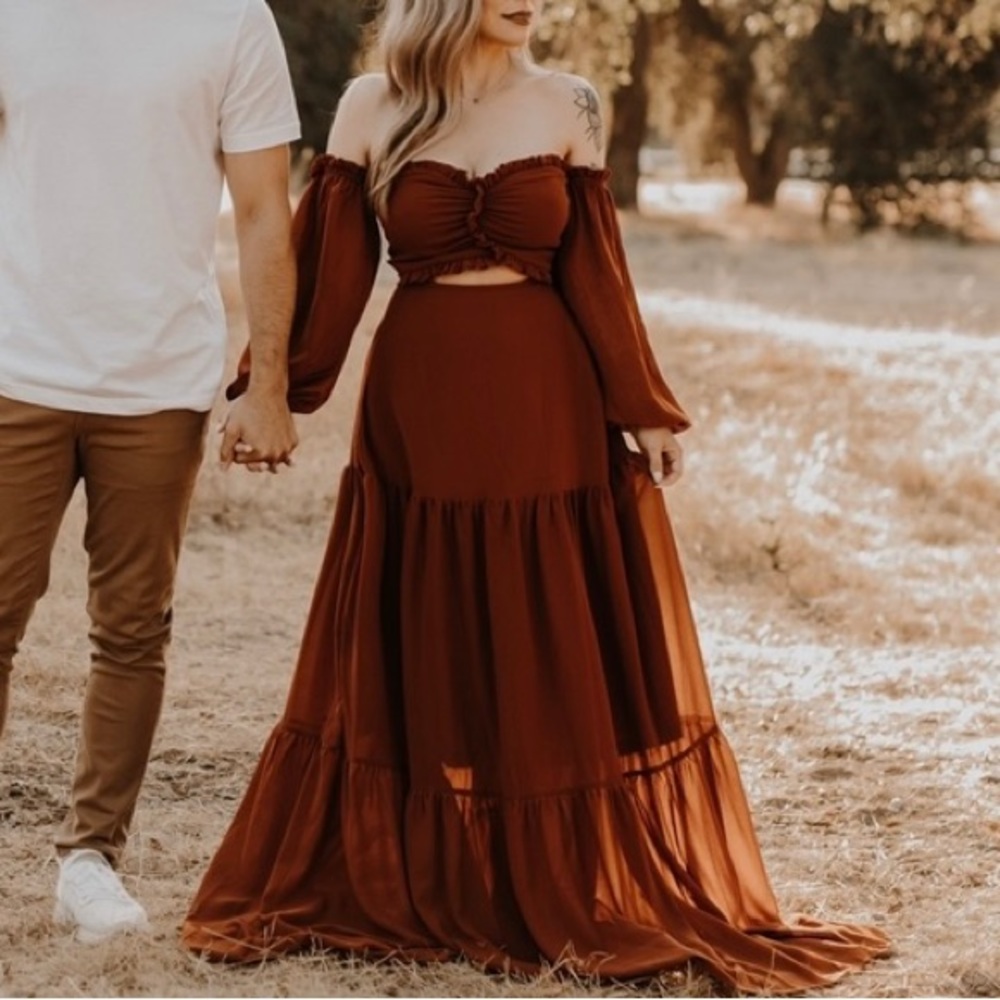 Off the shoulder dress